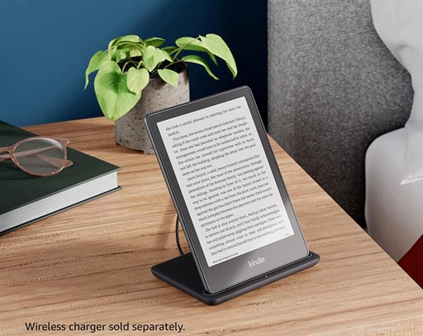 eBookReader Amazon Kindle Paperwhite 5 2021 med opladerstation trådløs opladning